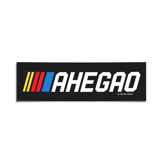 AHEGAO Bumper Sticker