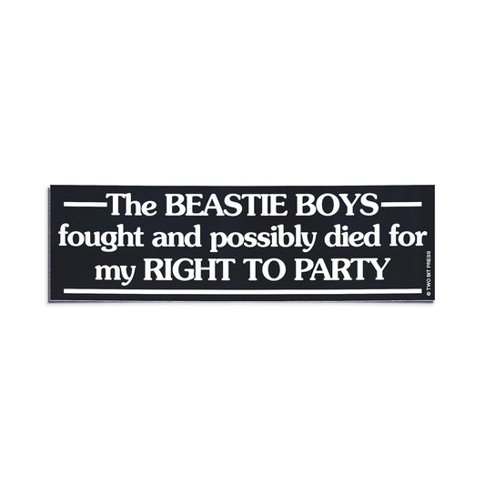 BEASTIE BOYS Bumper Sticker