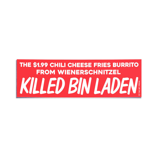 BURRITO BIN LADEN Bumper Sticker